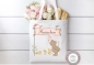Preview: Bärchen Tasche Wechselwäsche Wechselkleidung (personalisiert) für Kindergarten  Wunschname KITA Kindergarten Einschulung Lüttentüddel®